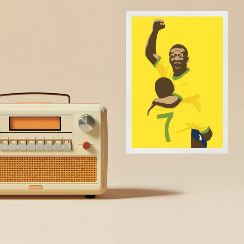 Quadro Futebol Do Brasil - Comemoração