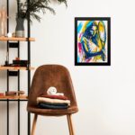Quadro Gravura Mulher Com Raquete - Tênis