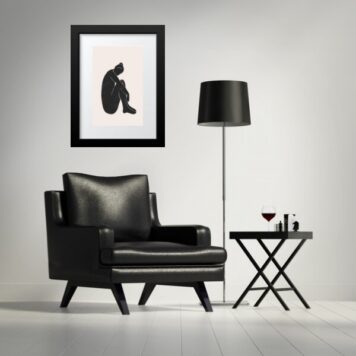 Quadro Gravura Mulher Matisse - 60x48 Cm