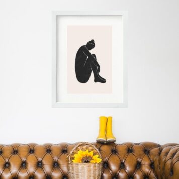 Quadro Gravura Mulher Matisse - 60x48 Cm