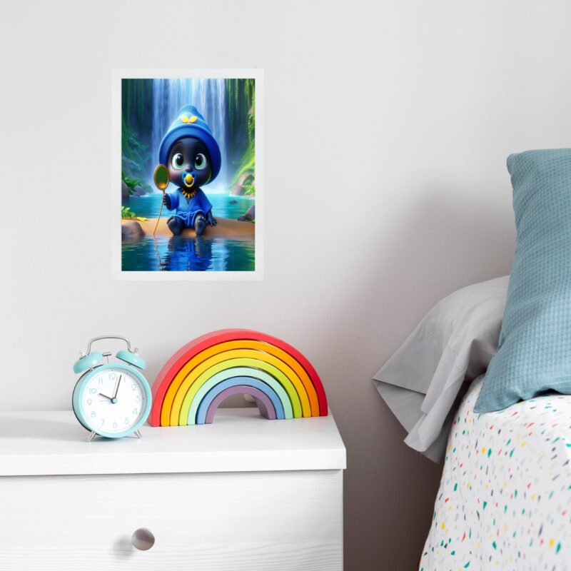 Quadro Infantil Orixá Baby Logun Edé