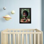 Quadro Infantil Orixá Baby Oxóssi