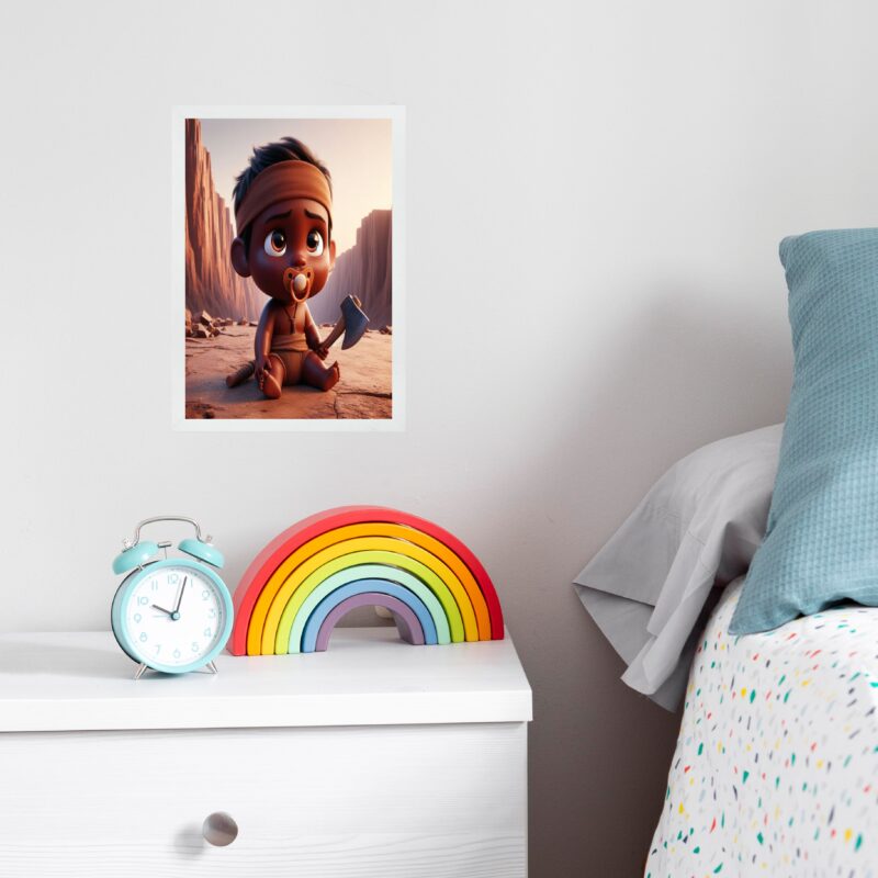 Quadro Infantil Orixá Baby Xangô