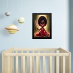 Quadro Infantil Orixá Bebê Iansã
