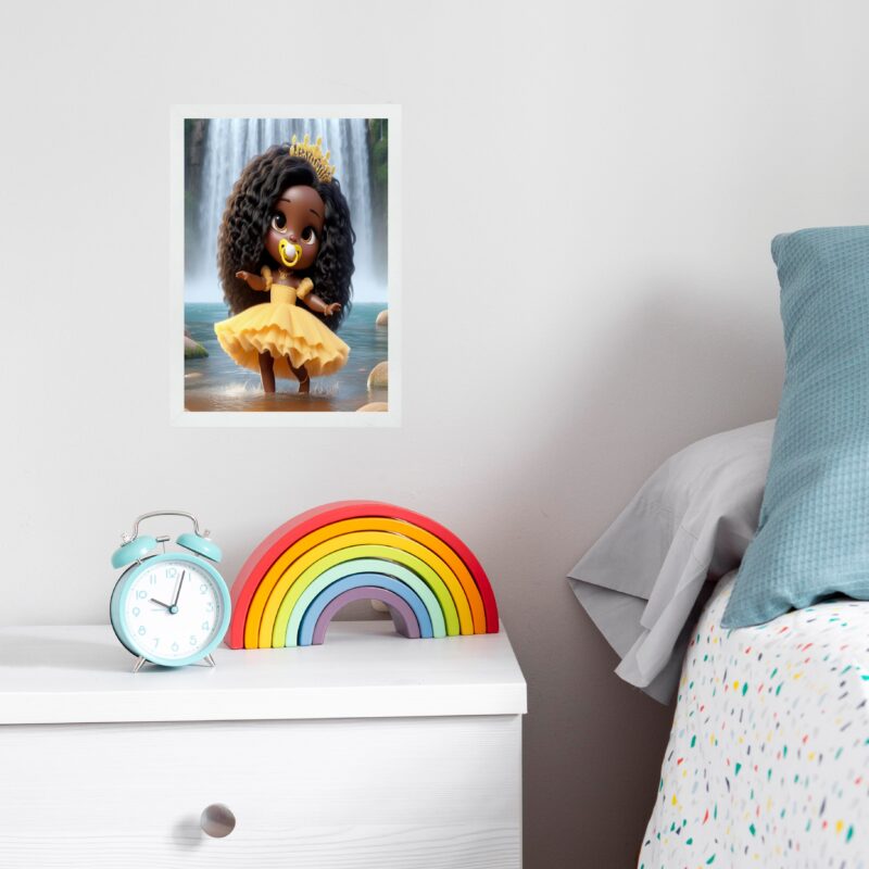 Quadro Infantil Orixá Bebê Oxum