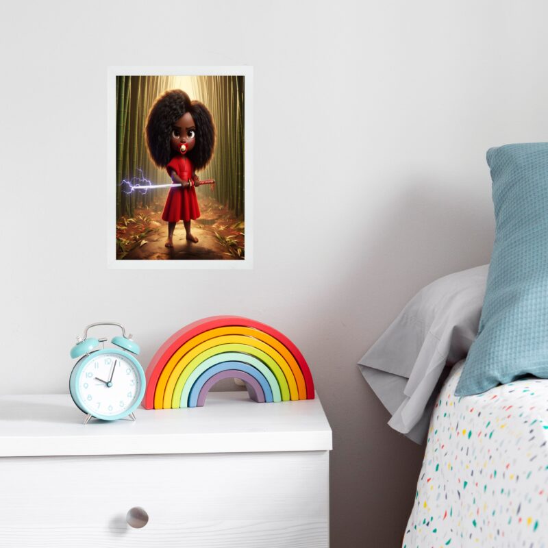 Quadro Infantil Orixá Criança Iansã