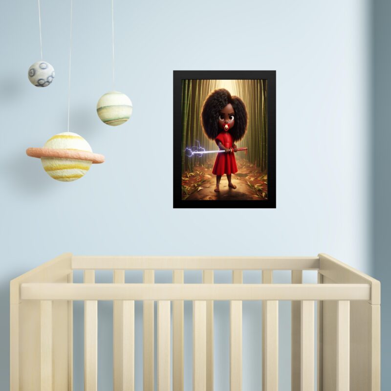 Quadro Infantil Orixá Criança Iansã