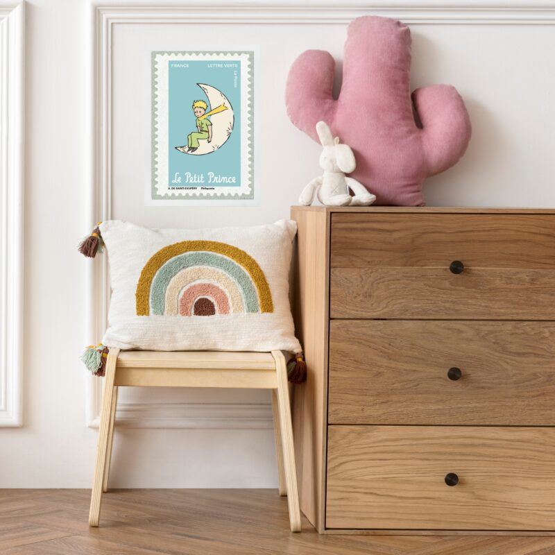 Quadro Infantil Pequeno Príncipe - Lua