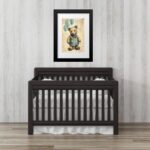 Quadro Infantil Ursa Retrô Balões - 60x48 Cm