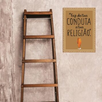 Quadro Moldura Dourada Budismo b