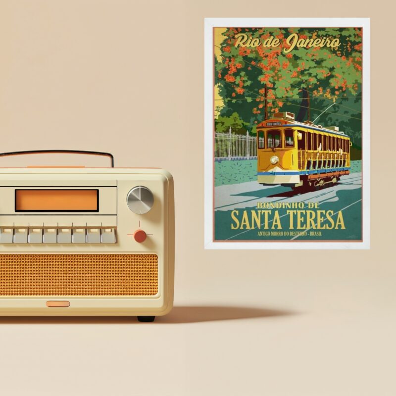 Quadro Rio De Janeiro - Bondinho Santa Tereza
