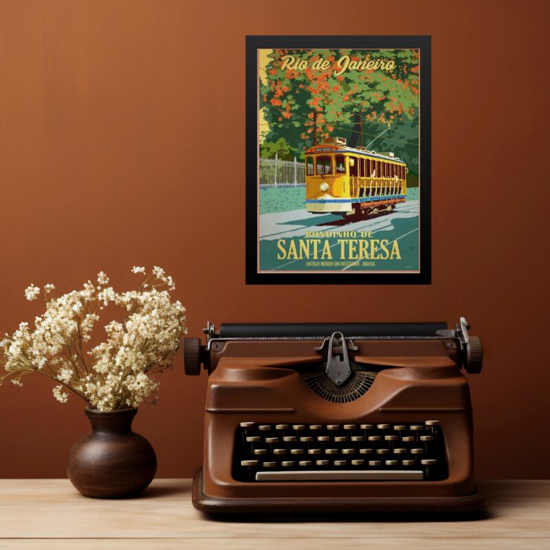 Quadro Rio De Janeiro - Bondinho Santa Tereza b