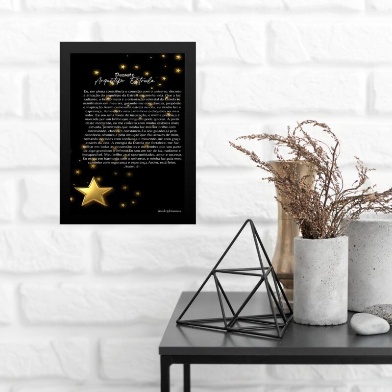 Quadro Arquétipo Da Estrela - Decreto