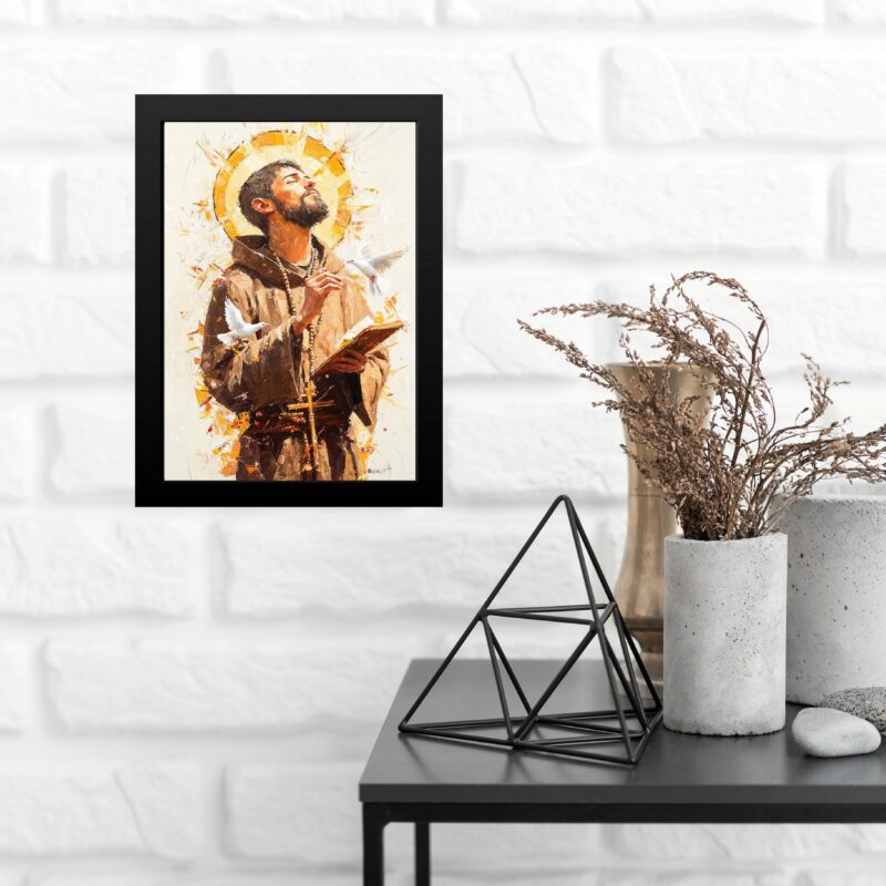 Quadro Arte Sacra Moderna São Francisco