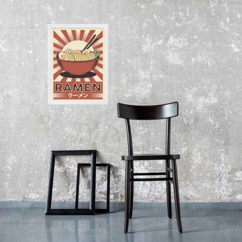 Quadro Comida Japonesa - Ramen b