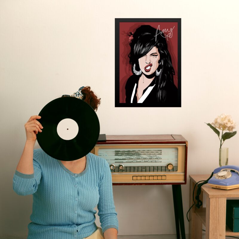 Quadro Decorativo Arte Amy Winehouse