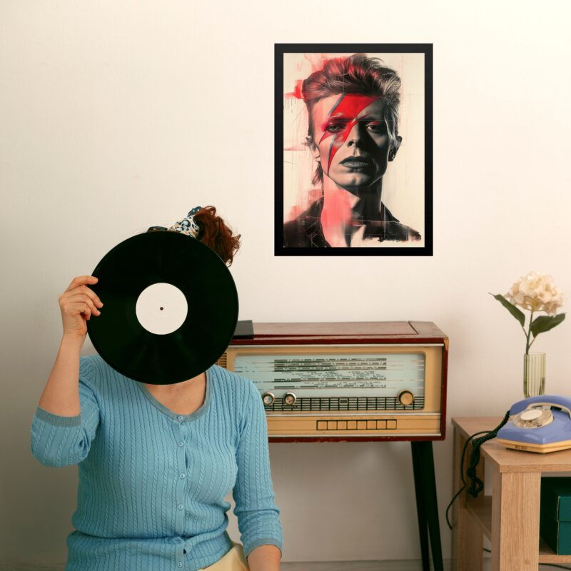 Quadro Decorativo Arte David Bowie