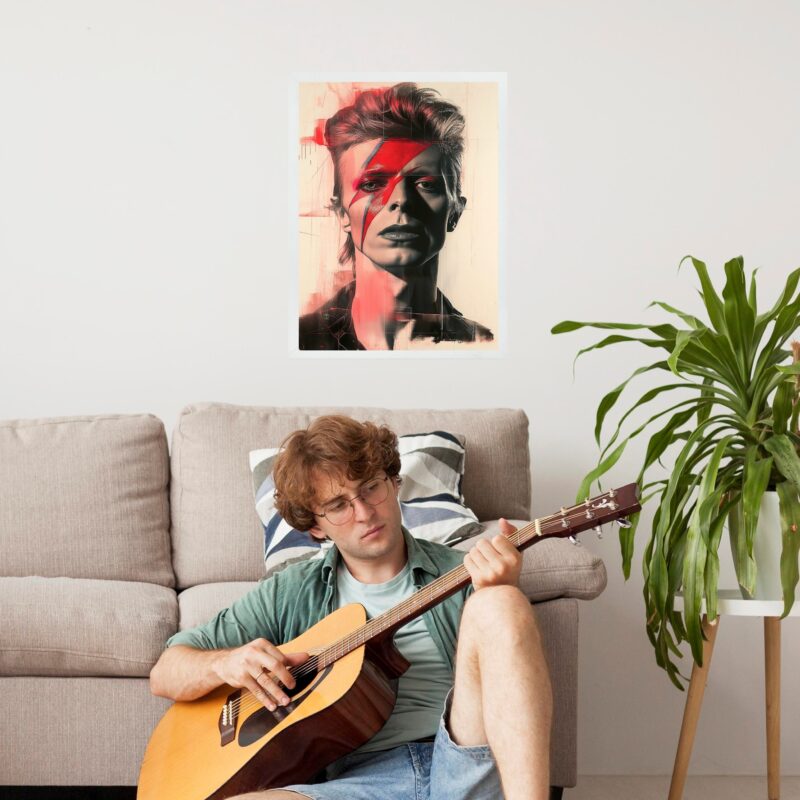 Quadro Decorativo Arte David Bowie b
