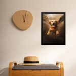 Quadro Decorativo Cão Labrador Anjo
