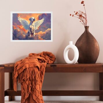 Quadro Decorativo Dalmata Anjo