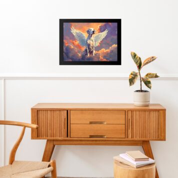 Quadro Decorativo Dalmata Anjo