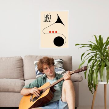 Quadro Decorativo Let´s Jazz- Minimalista b