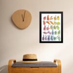 Quadro Decorativo Linguagem De Sinais - Aquarela