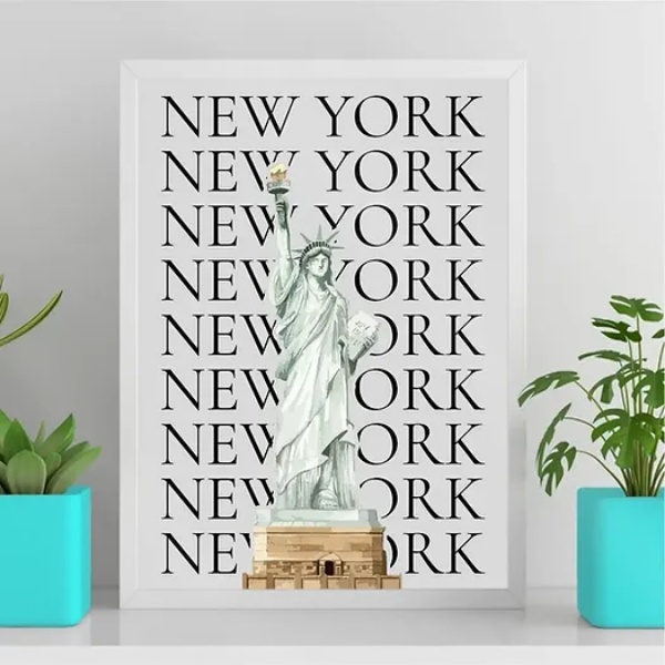 Quadro Decorativo Minimalista New York b