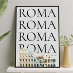 Quadro Decorativo Minimalista Roma - Coliseu