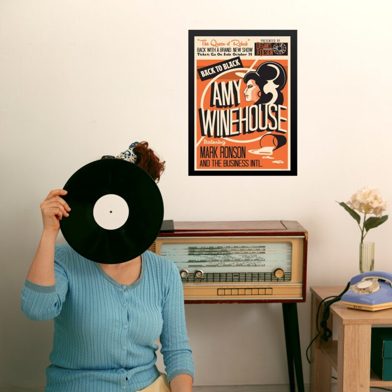 Quadro Decorativo Poster Amy Winehouse
