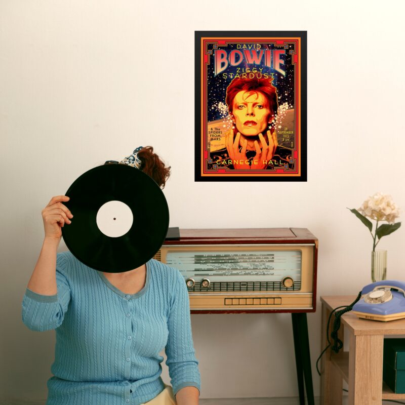 Quadro Decorativo Poster Vintage David Bowie