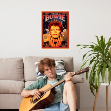 Quadro Decorativo Poster Vintage David Bowie b