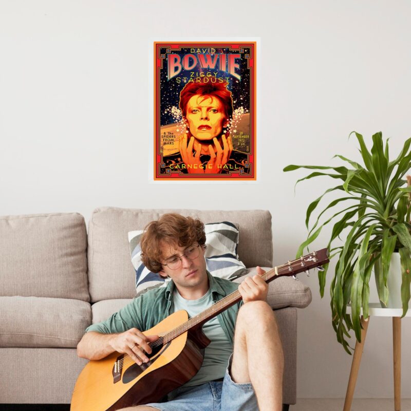 Quadro Decorativo Poster Vintage David Bowie b