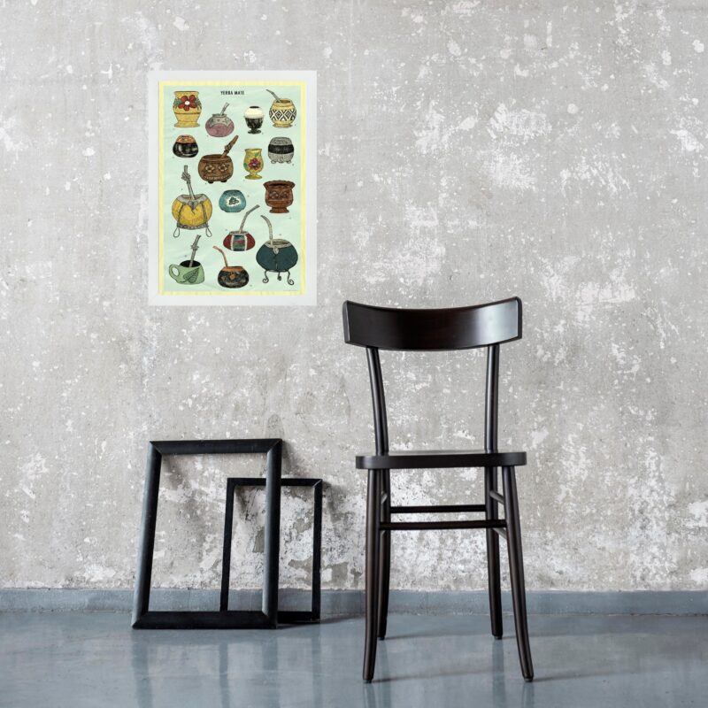 Quadro Decorativo Tipos De Cuia b