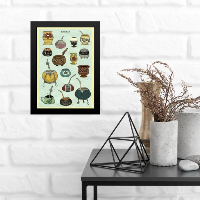 Quadro Decorativo Tipos De Cuia
