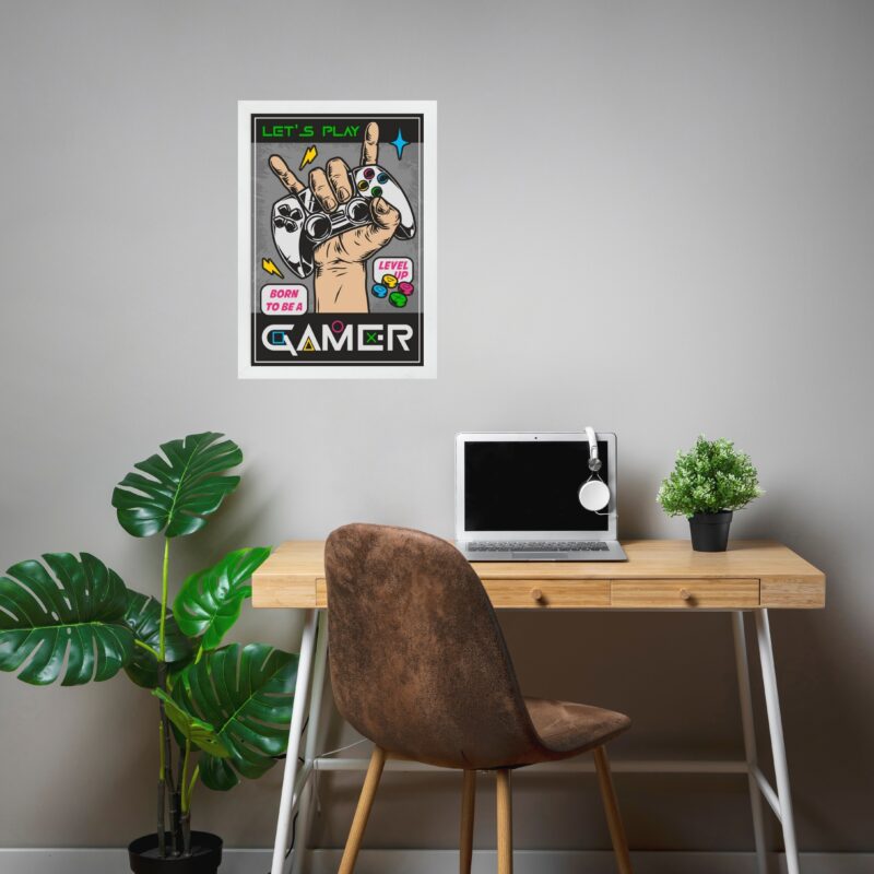 Quadro Gamer - Born To Be A Gamer b