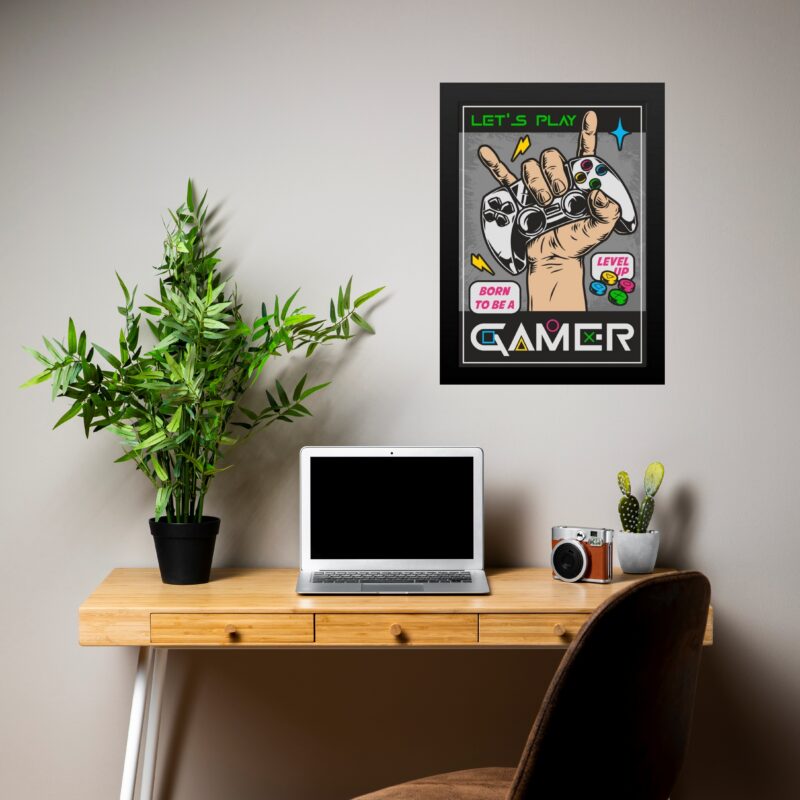 Quadro Gamer - Born To Be A Gamer