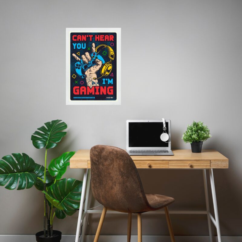 Quadro Gamer - I Am Gaming b