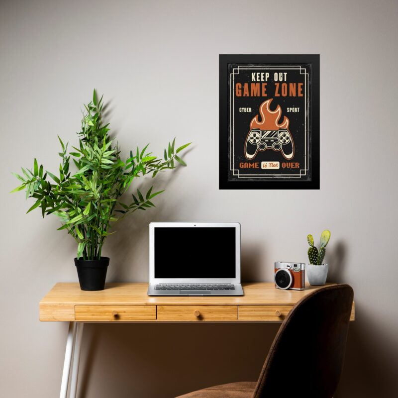 Quadro Gamer - Keep Out Gamer Zone