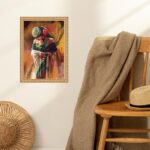 Quadro Moldura Dourada Cigana - Arte