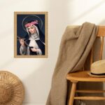 Quadro Moldura Dourada Santa Rita De Cássia