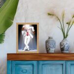 Quadro Moldura Dourada Zé Pilintra
