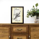 Quadro Vintage Moda Guarda Chuva