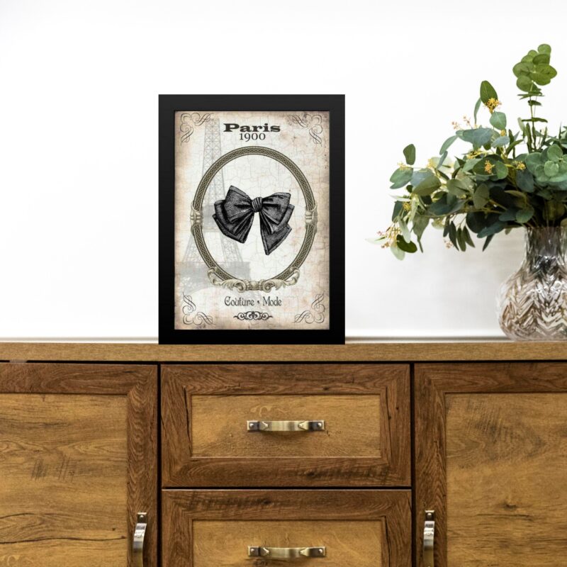 Quadro Vintage Moda Laço de Fita