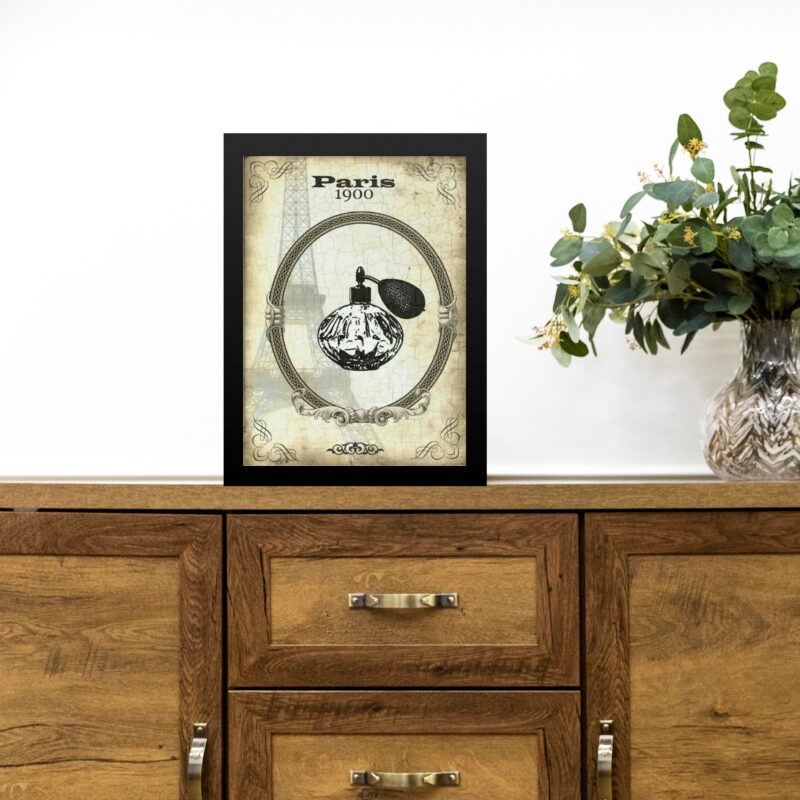 Quadro Vintage Moda Perfume Paris