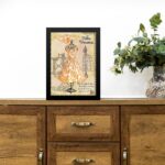 Quadro Vintage Moda Vestido Atelier