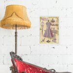 Quadro Vintage Moda Vestido Manequim b