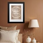 Quadro Vintage Tabaco - 60x48 Cm