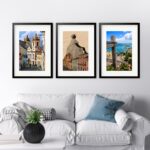 Kit 3 Quadros Grandes Bahia - 60x48cm