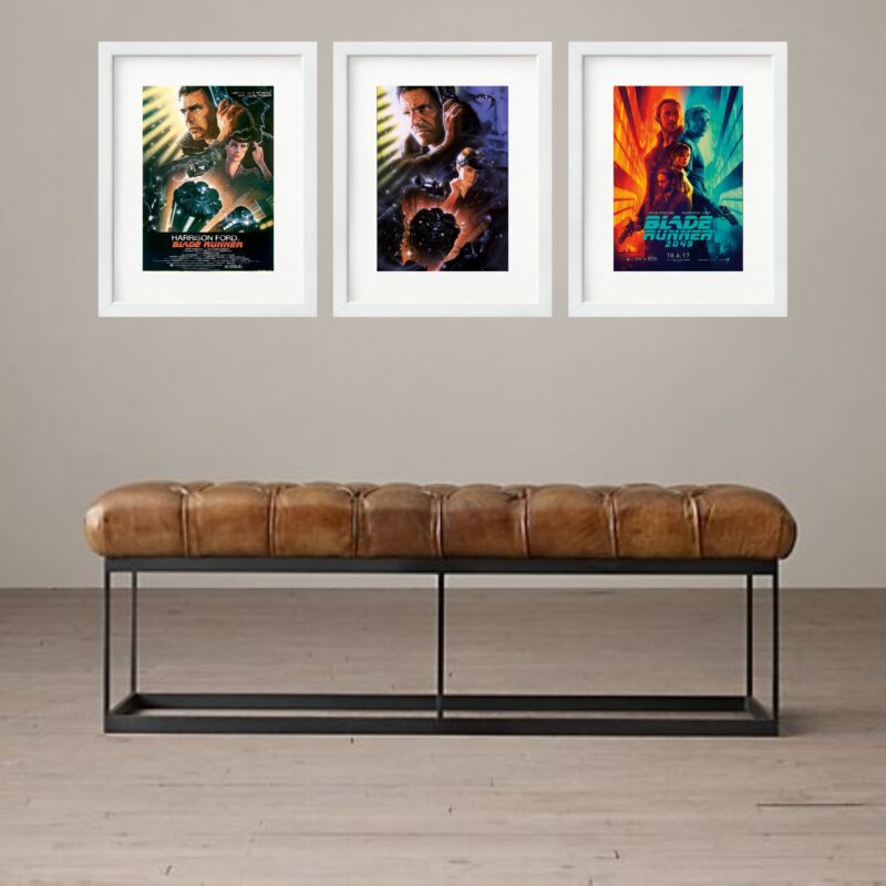 Kit 3 Quadros Grandes Blade Runner - 60x48cm b